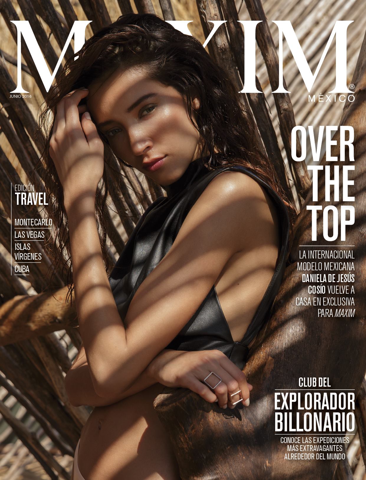 Daniela de Jesus en portada de Maxim Mexico Junio 2016