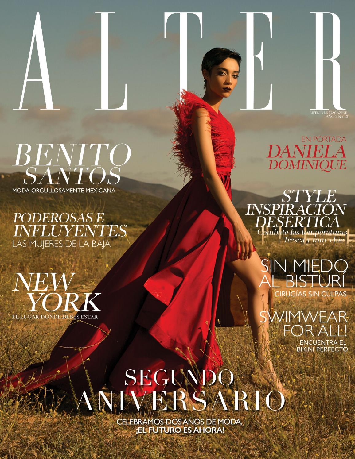 Daniela Dominique en portada de Alter Magazine Agosto-Septiembre 2016
