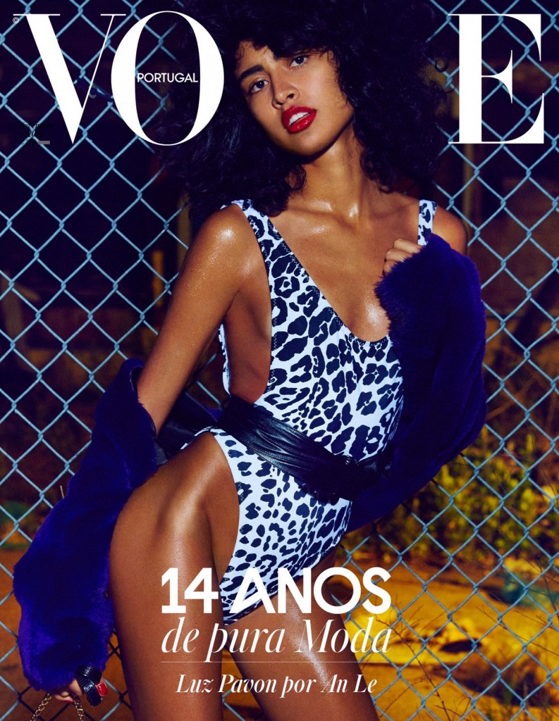 Luz Pavon in the cover of Vogue Portugal - November 2016