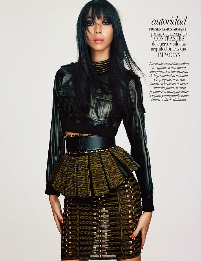 Issa Lish en Vogue México Diciembre 2014