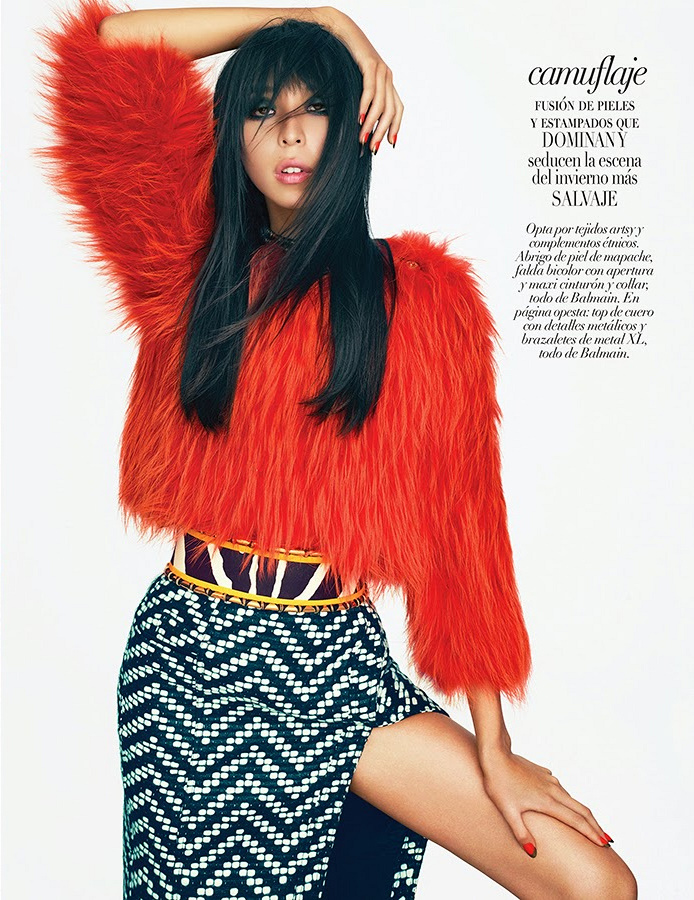 Issa Lish en Vogue México Diciembre 2014