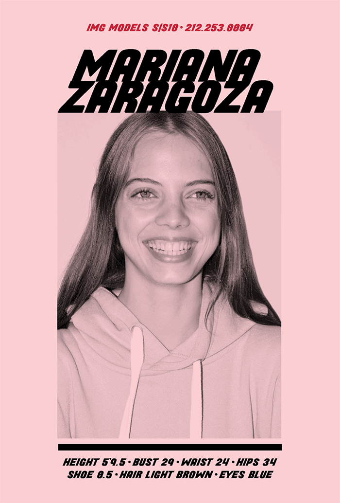 Showcard for New York Fashion Week Spring 2018