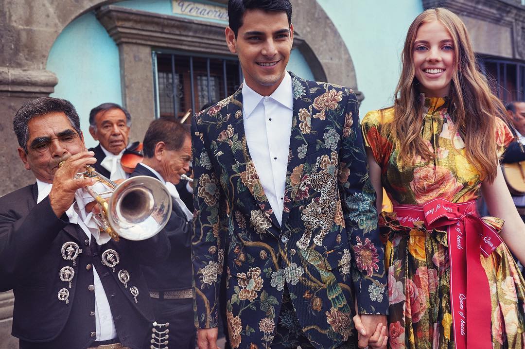 Mariana Zaragoza y Rafael Sanchez para Dolce & Gabbana