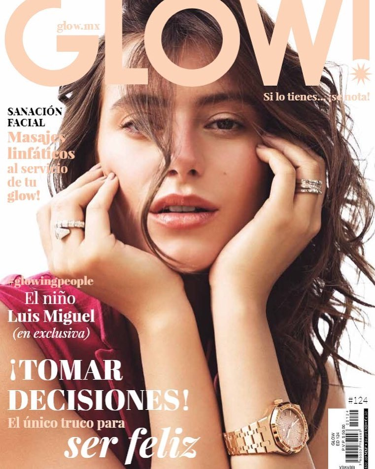 Alejandra Guilmant en portada de Glow Mayo 2018