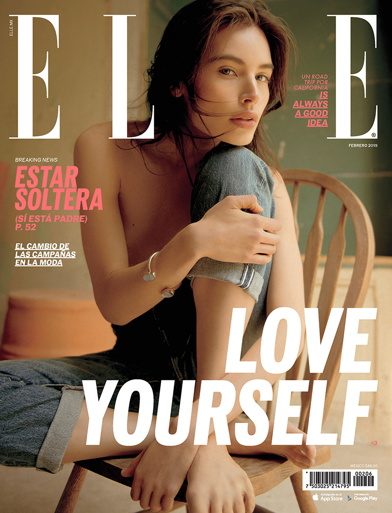 Ana Paula Valle en portada de Elle Mexico Febrero 2019