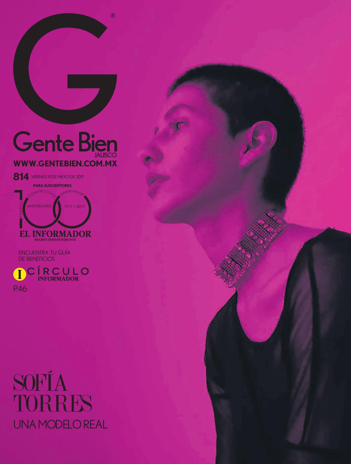 Sofia Torres en portada de Gente Bien Jalisco 814