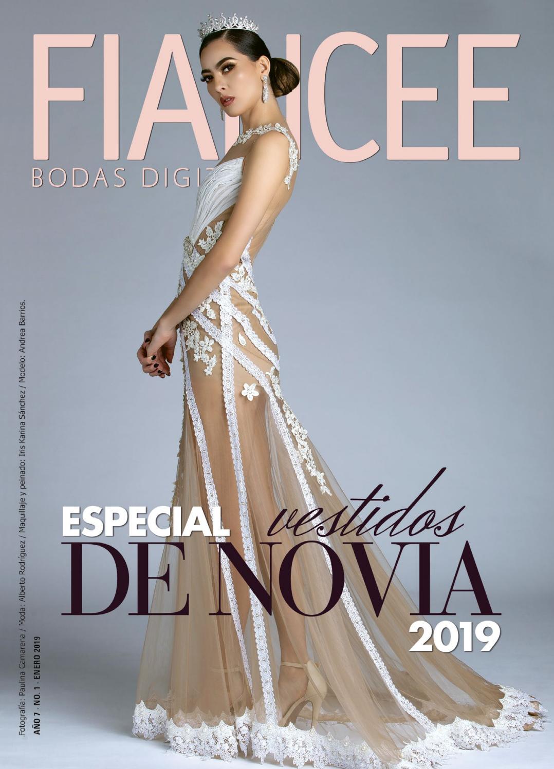 Andrea Barrios en portada de Fiancee Enero 2019