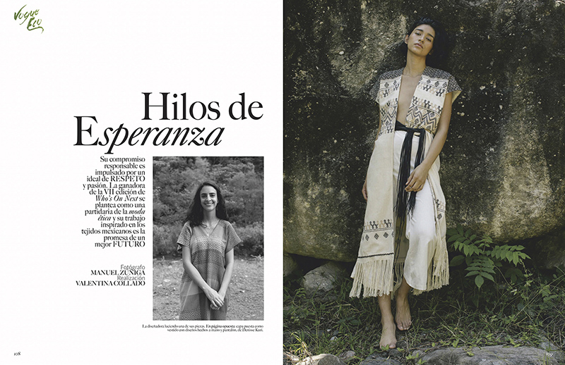Marsella Rea para Vogue Mexico Enero 2020