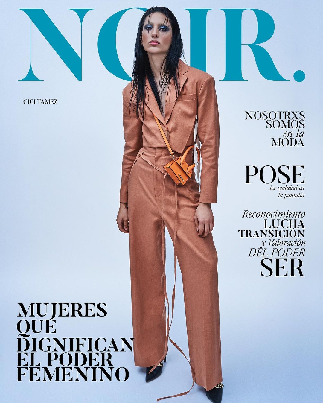 Cici Tamez en portada de Noir Magazine Junio 2021