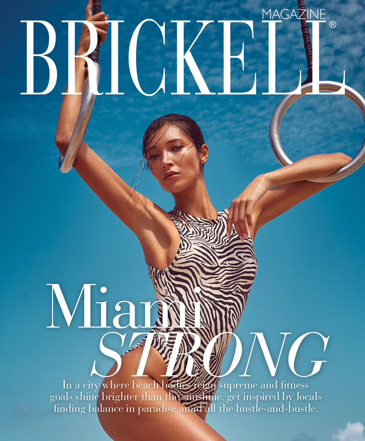 Daniela de Jesus en portada de Brickell Magazine Julio-Agosto 2021